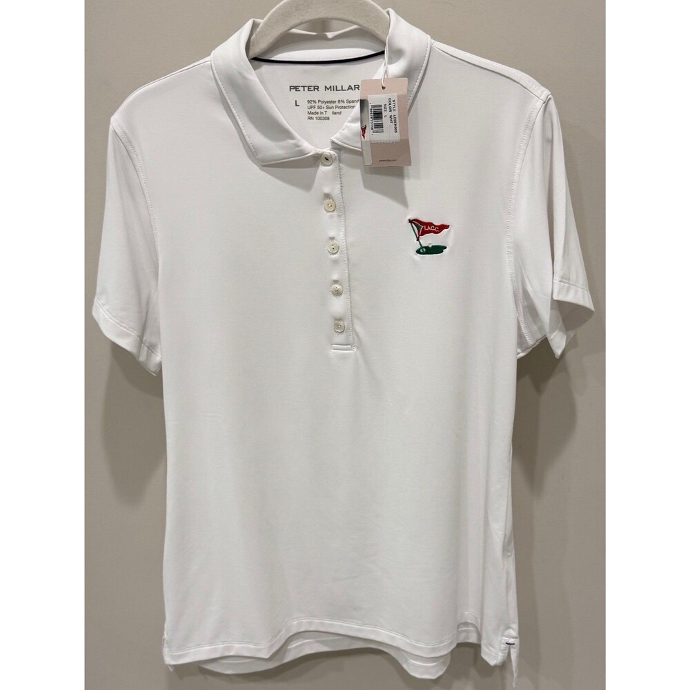 NWT - Los Angeles Country Club LACC - Peter Millar Golf Shirt - Women's Large